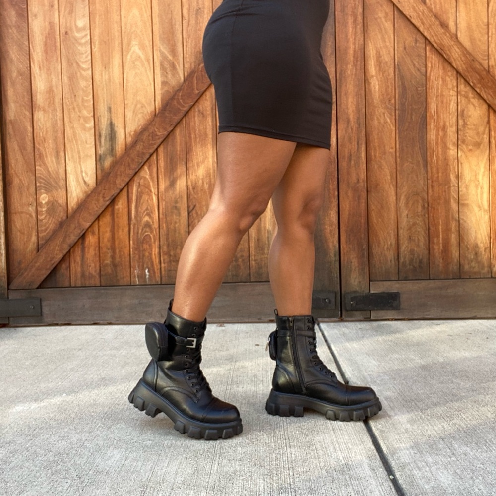 Black Combat Boots